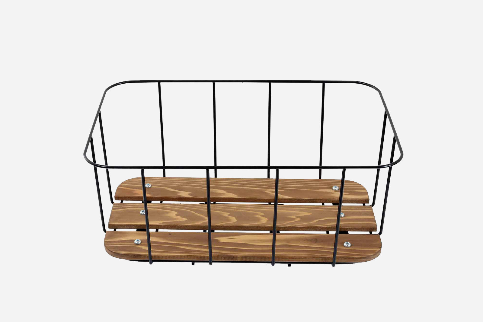 ワイヤーバスケットウッドシェルフ　wood 01c39b7c3c80d6cd80a4145622cd8f